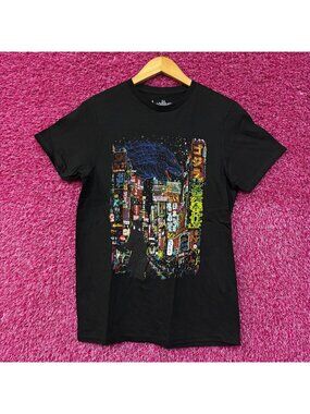 Threadless Godzilla Kaiju City Graphic Design T-Shirt Size Small